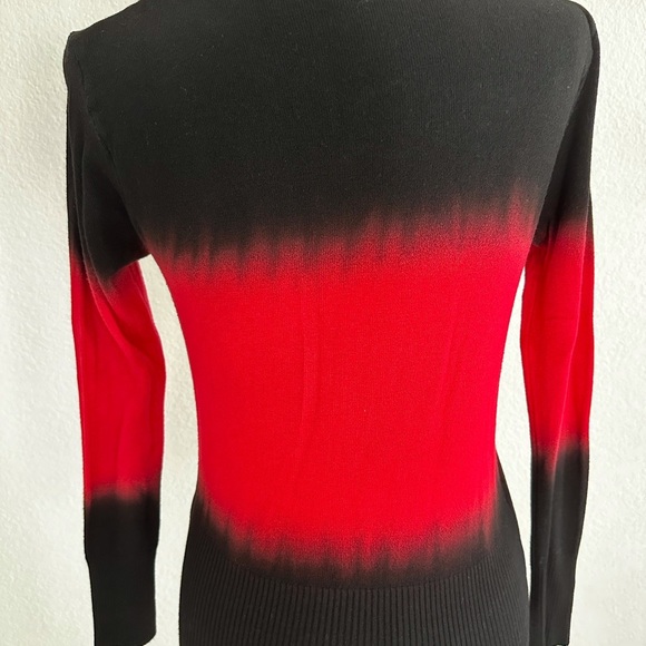 Red and Black Sequin Sweater - Picture 4 of 4